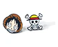 Aros Aretes Pendientes De One Piece / Acero Quirúrgico - Miniatura 4