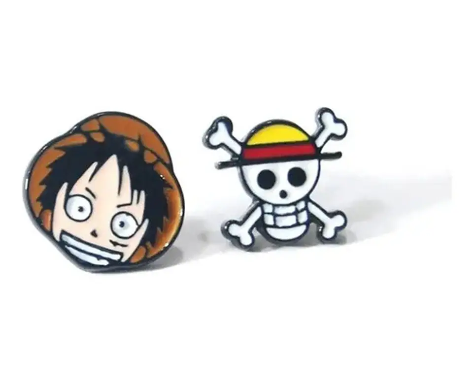 Aros Aretes Pendientes De One Piece / Acero Quirúrgico 4