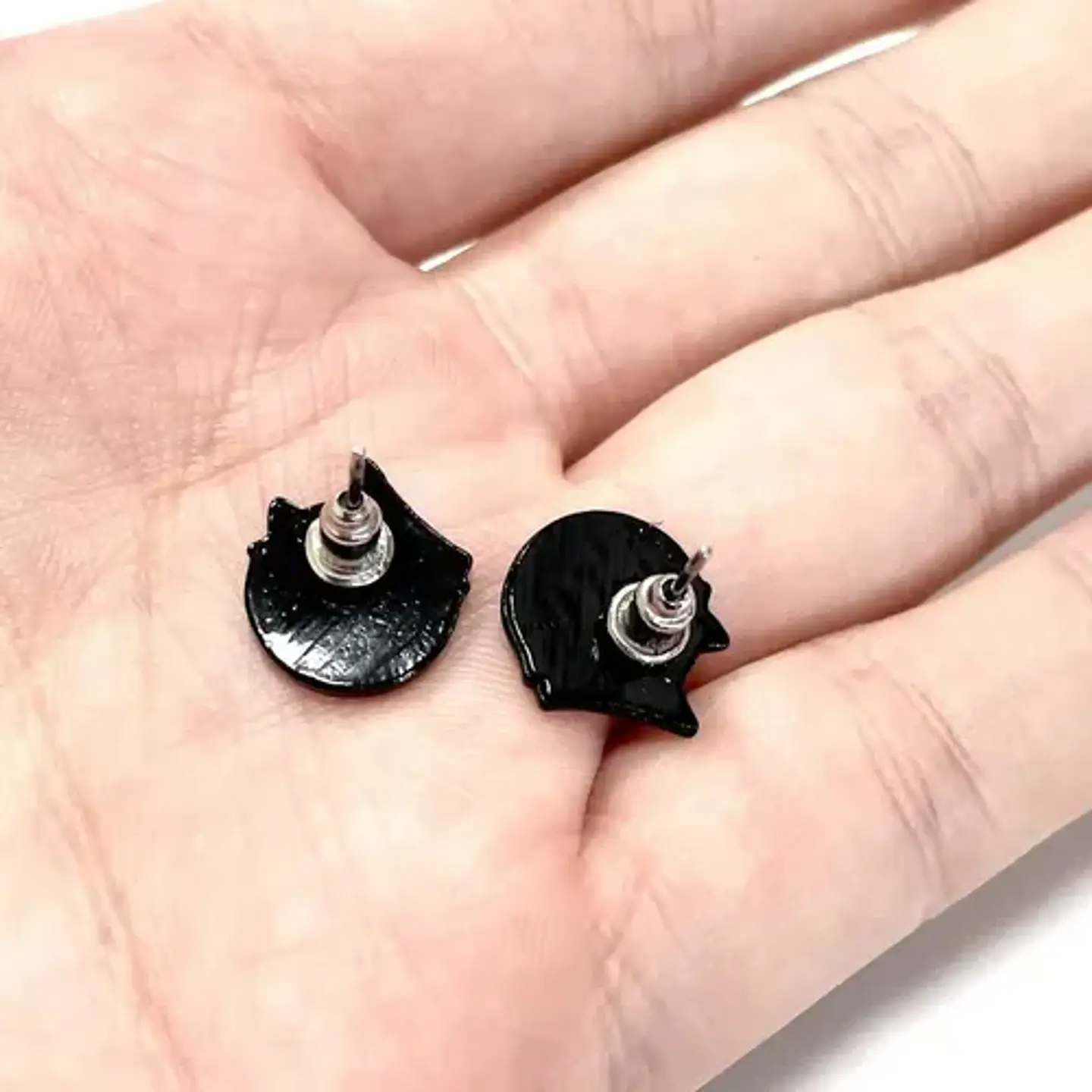 Aros Aretes Pendientes Del Gato Félix / Acero Quirúrgico 6