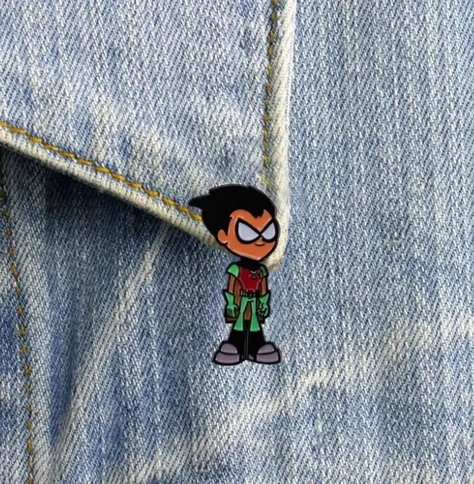 Pins De Robin / Teen Titans Go! / Broches Metálicos (pines) 3