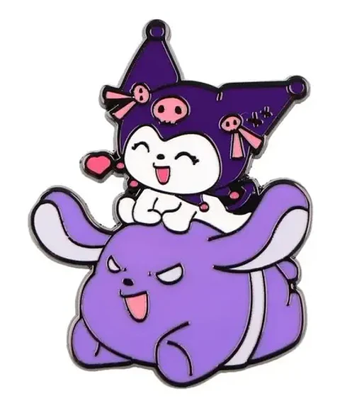 Pins De Kuromi / Hello Kitty / Broches (pines) Metálicos