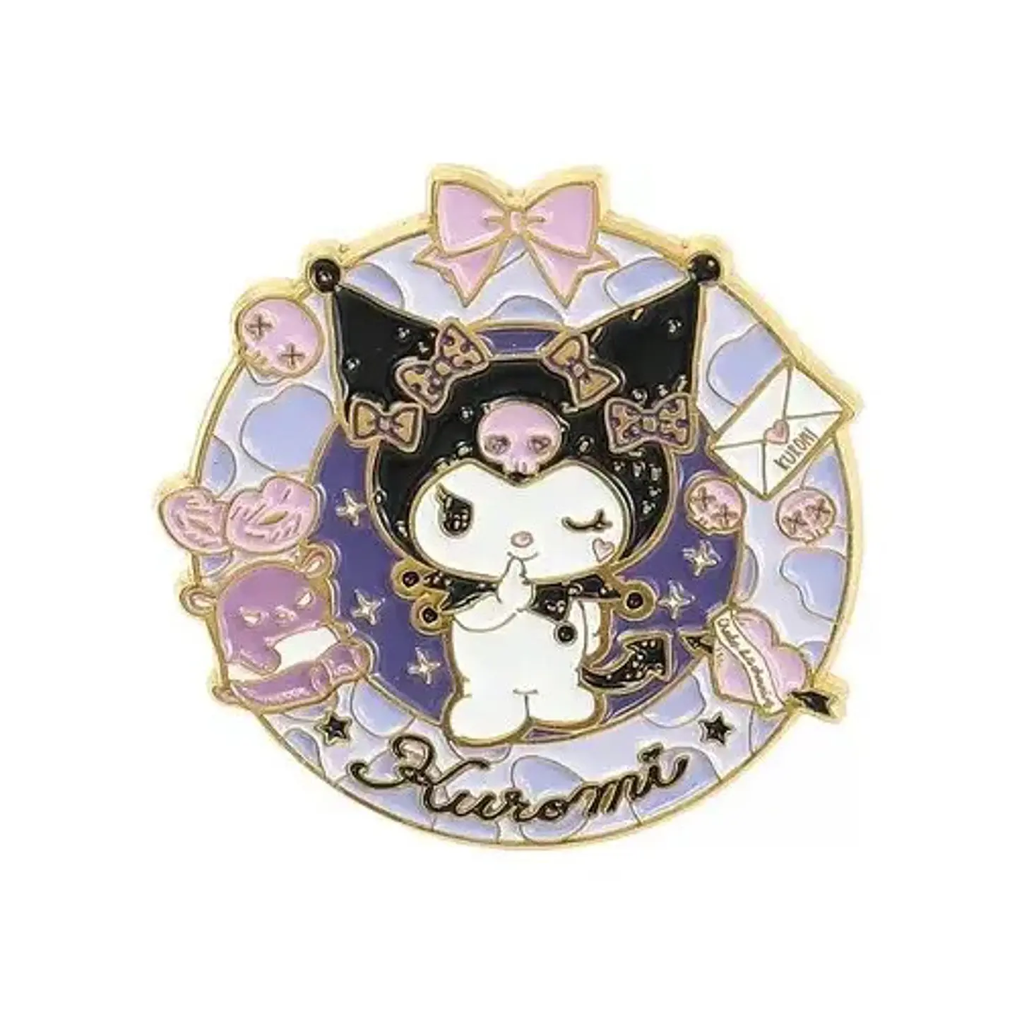 Pins De Kuromi / Hello Kitty / Broches (pines) Metálicos 5