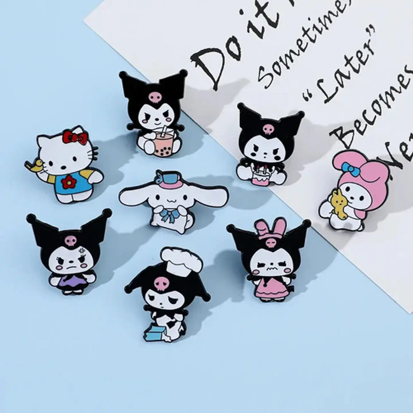 Pins De Kuromi / Hello Kitty / Broches (pines) Metálicos 21