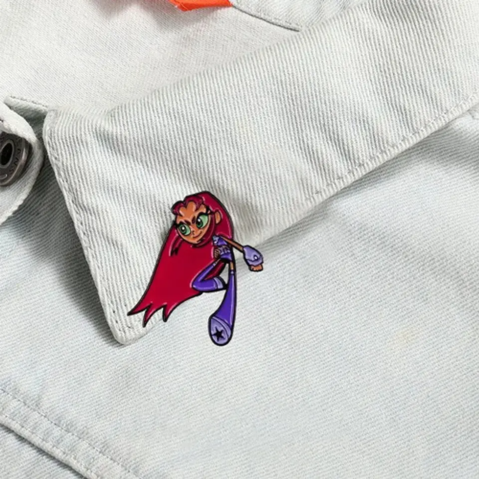 Pins Starfire / Teen Titans Go! / Broches Metálicos (pines) 3