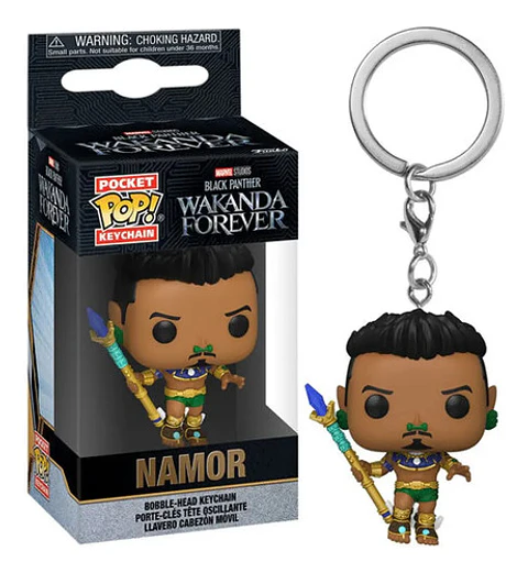 Llavero De Namor / Marvel Wakanda Forever Incluye Caja Funko
