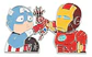 Pins De Iron Man / Marvel / Broches Metálicos (pines) - Miniatura 1