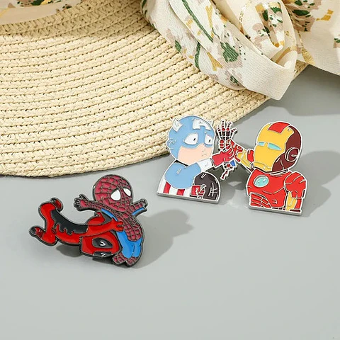 Pins De Iron Man / Marvel / Broches Metálicos (pines)