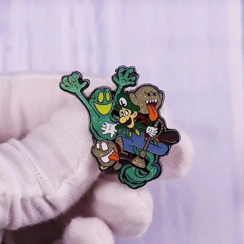 Pins De Luigi / Super Mario / Broches Metálicos (pines)
