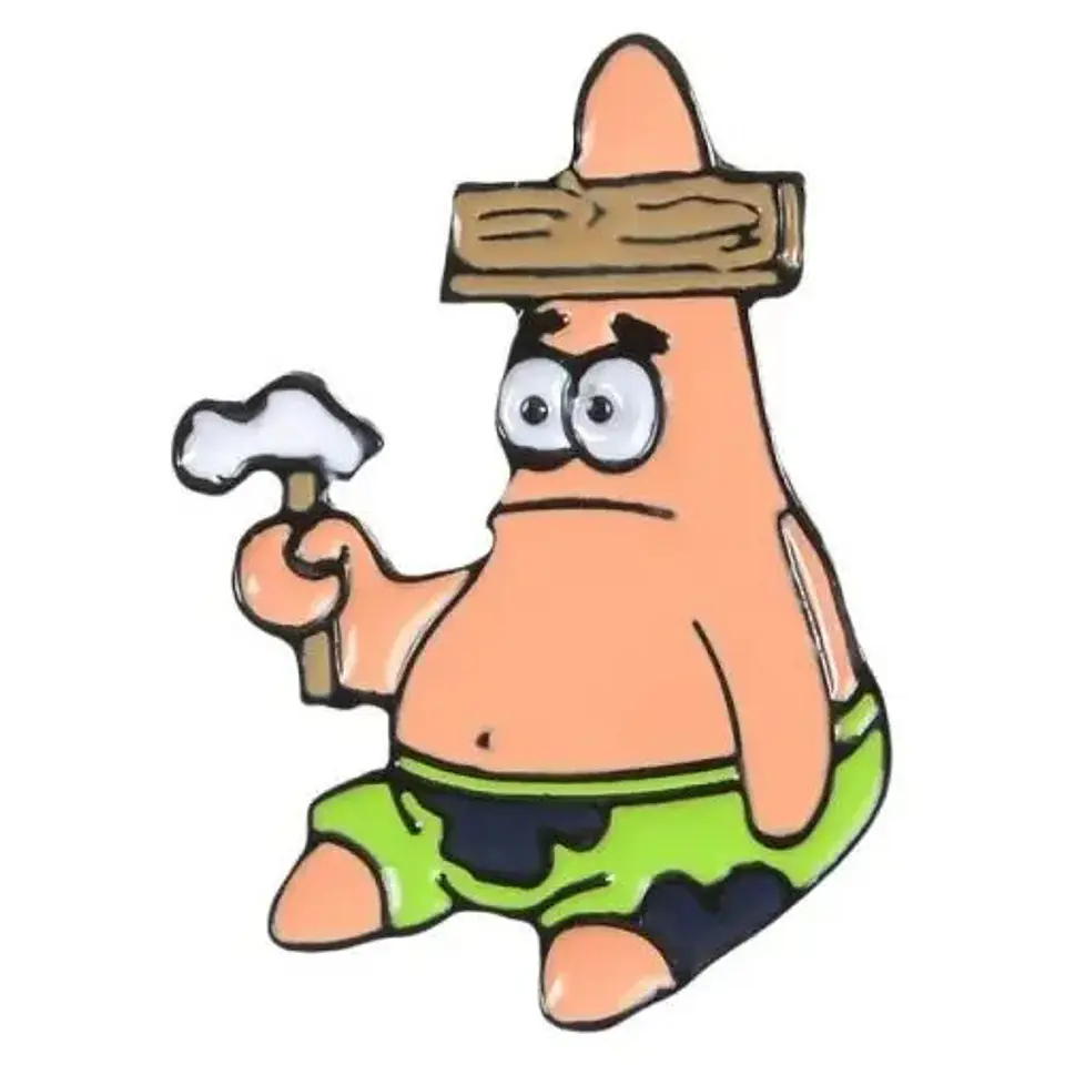 Pins De Patricio Estrella / Bob Esponja / Broches Metálicos 7