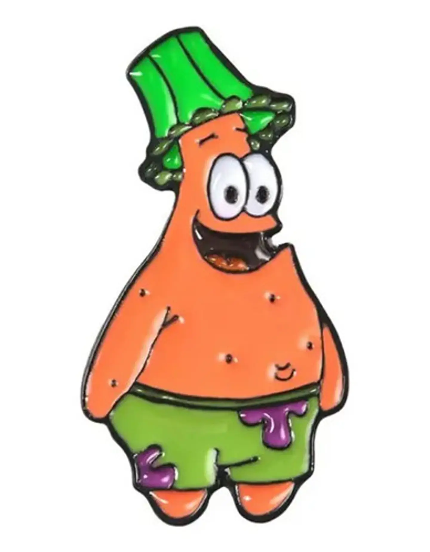 Pins De Patricio Estrella / Bob Esponja / Broches Metálicos 10