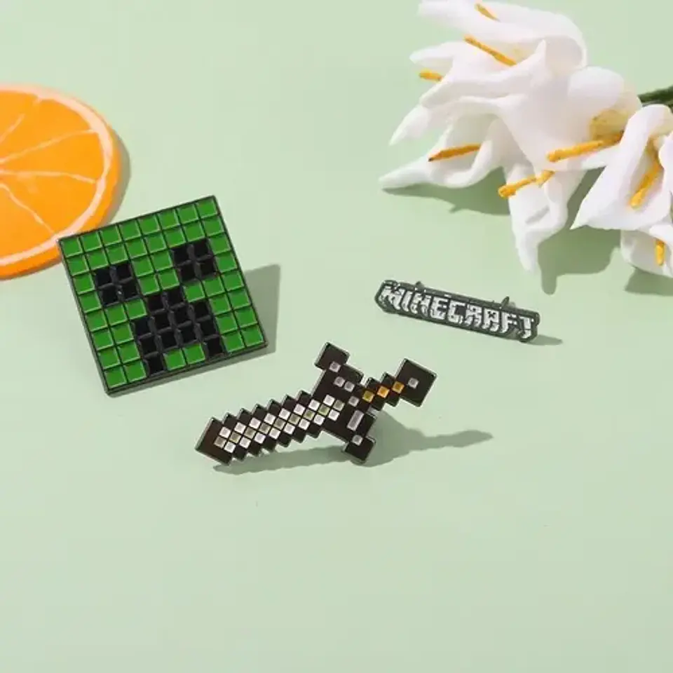 Pins De Minecraft / Minecraft / (pines) Broches Metálicos 3