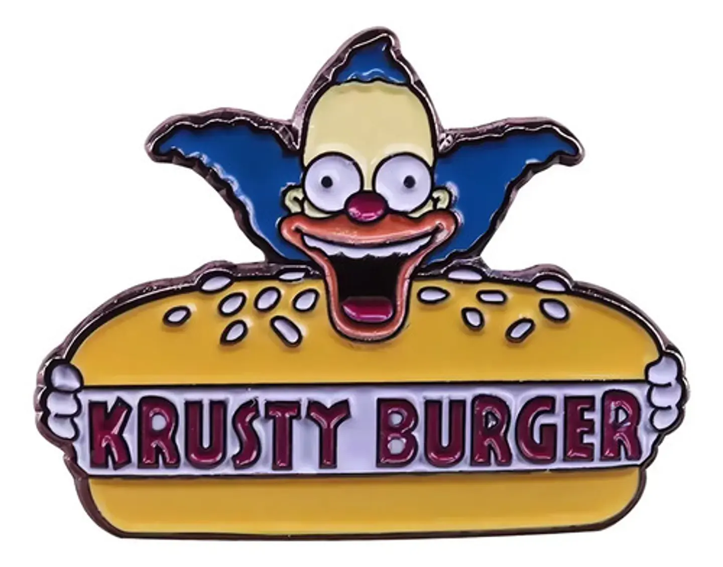Pins De Krusty El Payaso / Los Simpson / Broches Metálicos 1