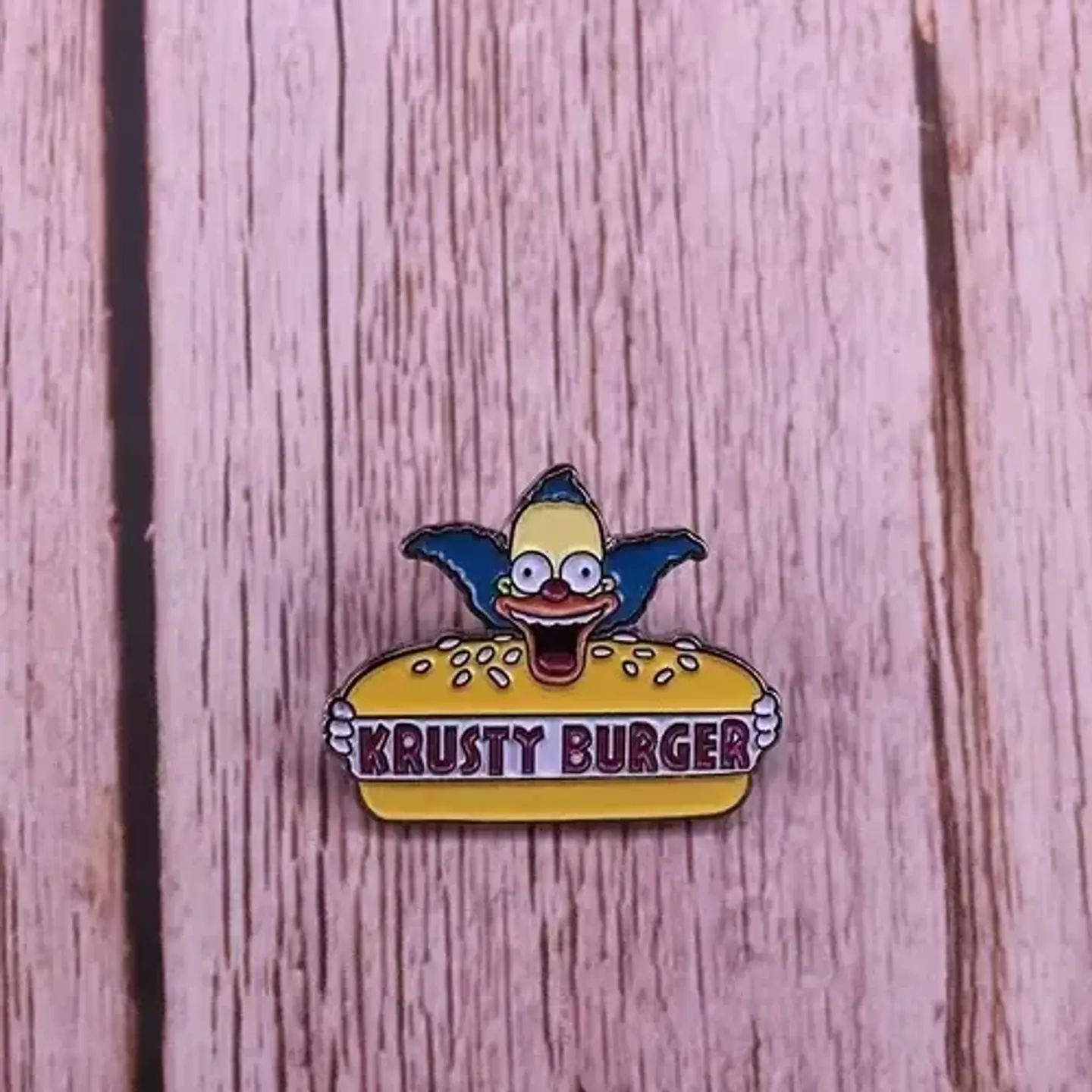 Pins De Krusty El Payaso / Los Simpson / Broches Metálicos 4
