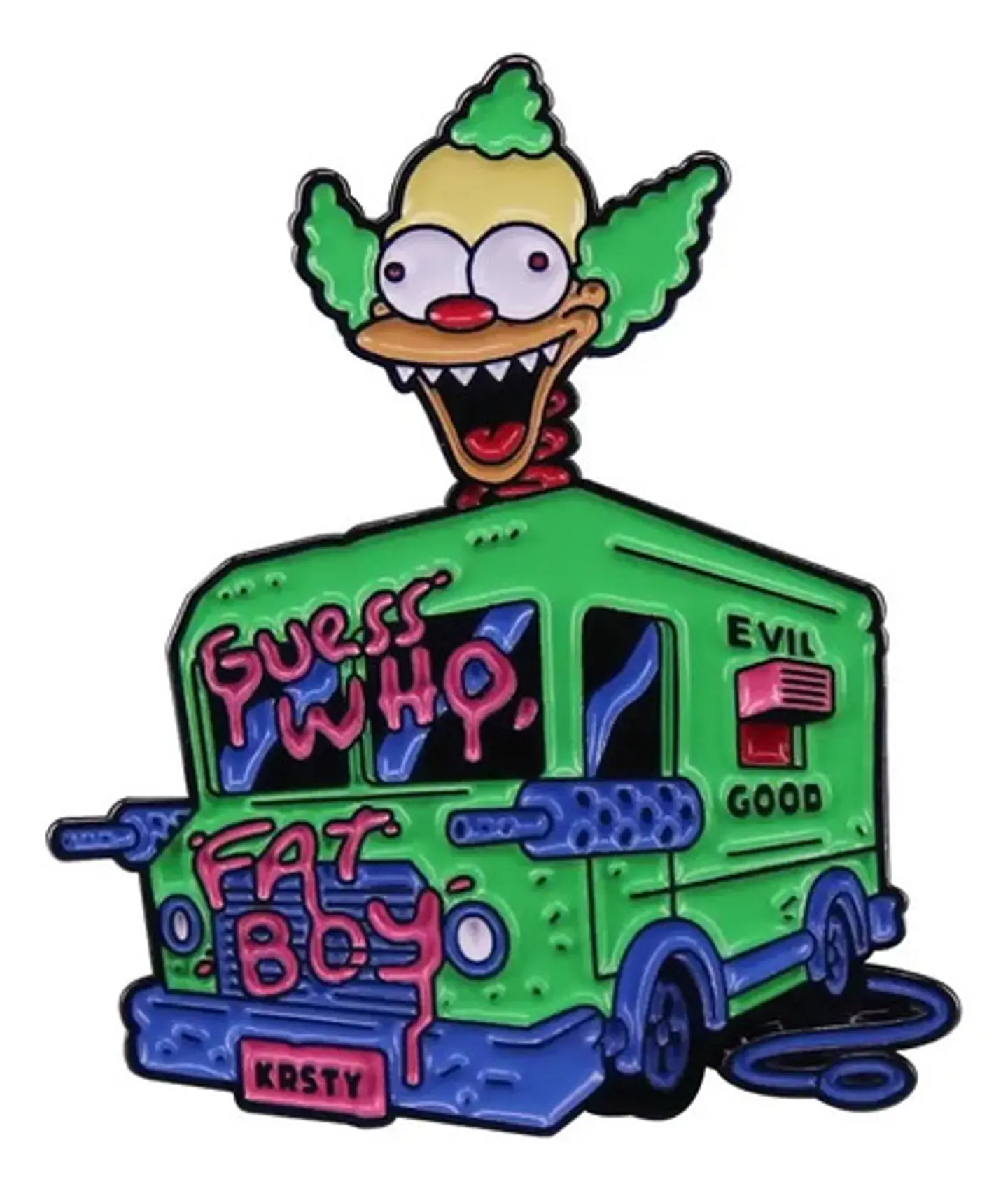 Pins De Krusty El Payaso / Los Simpson / Broches Metálicos 8