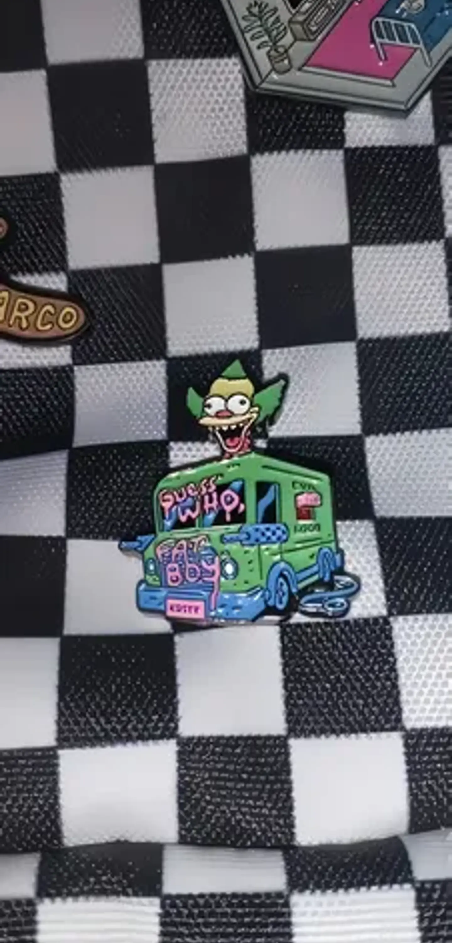 Pins De Krusty El Payaso / Los Simpson / Broches Metálicos 10
