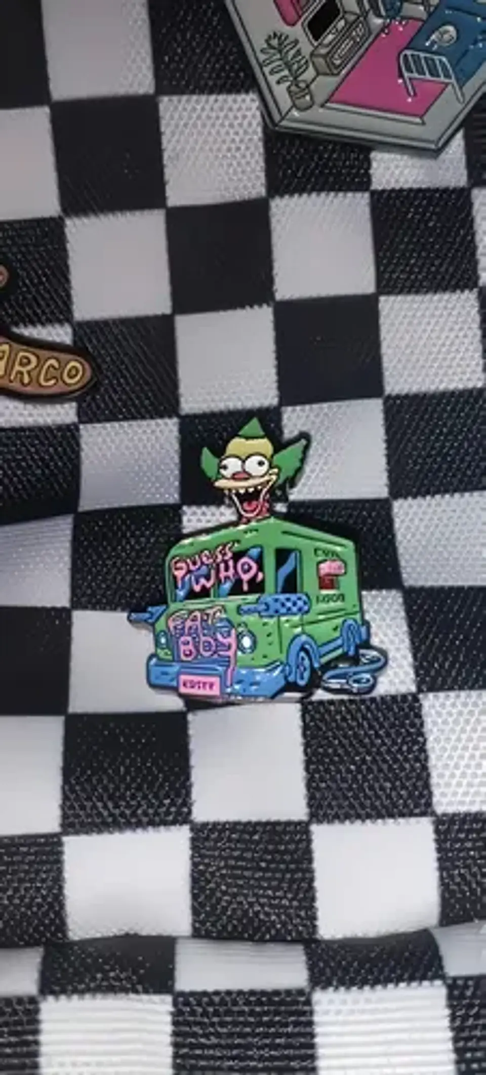 Pins De Krusty El Payaso / Los Simpson / Broches Metálicos 10