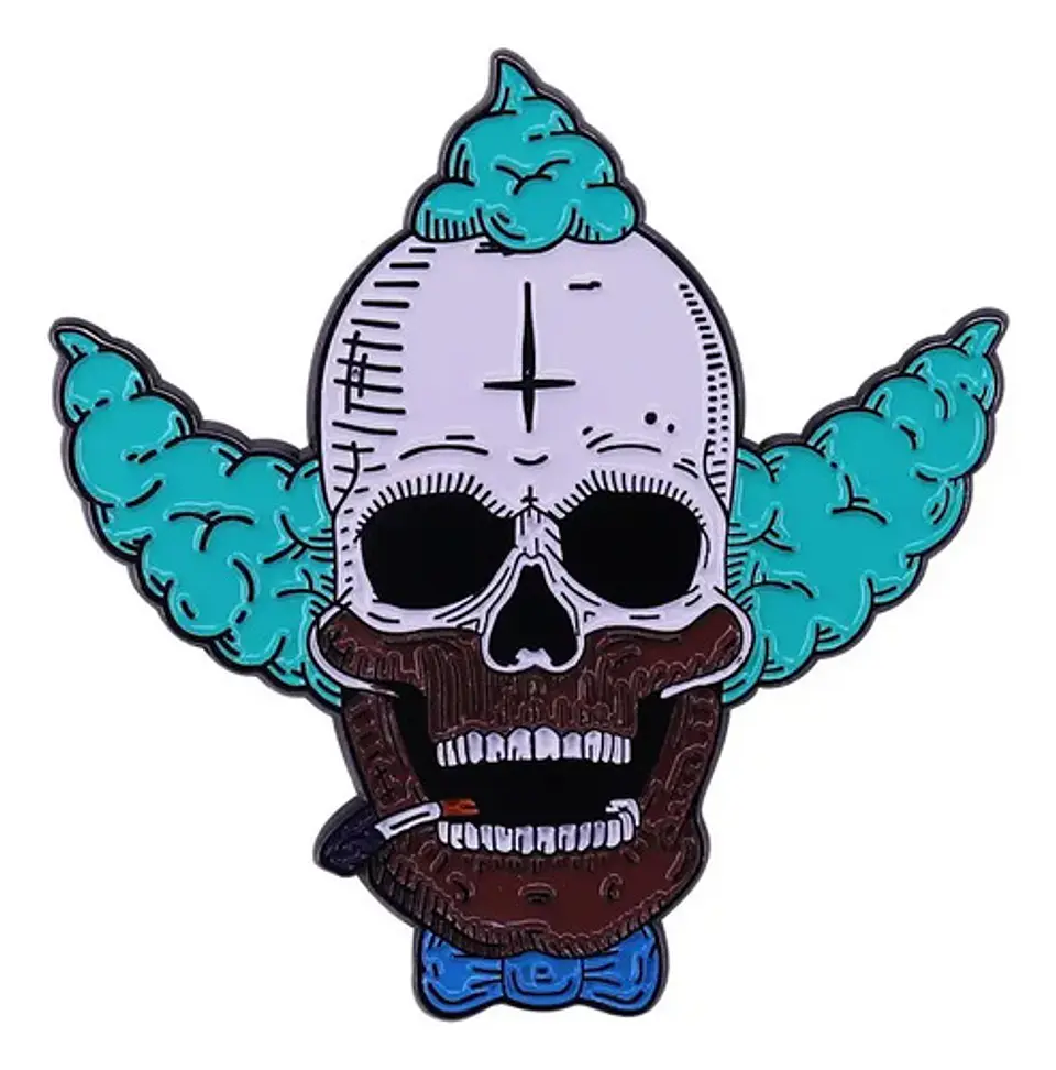 Pins De Krusty El Payaso / Los Simpson / Broches Metálicos 14