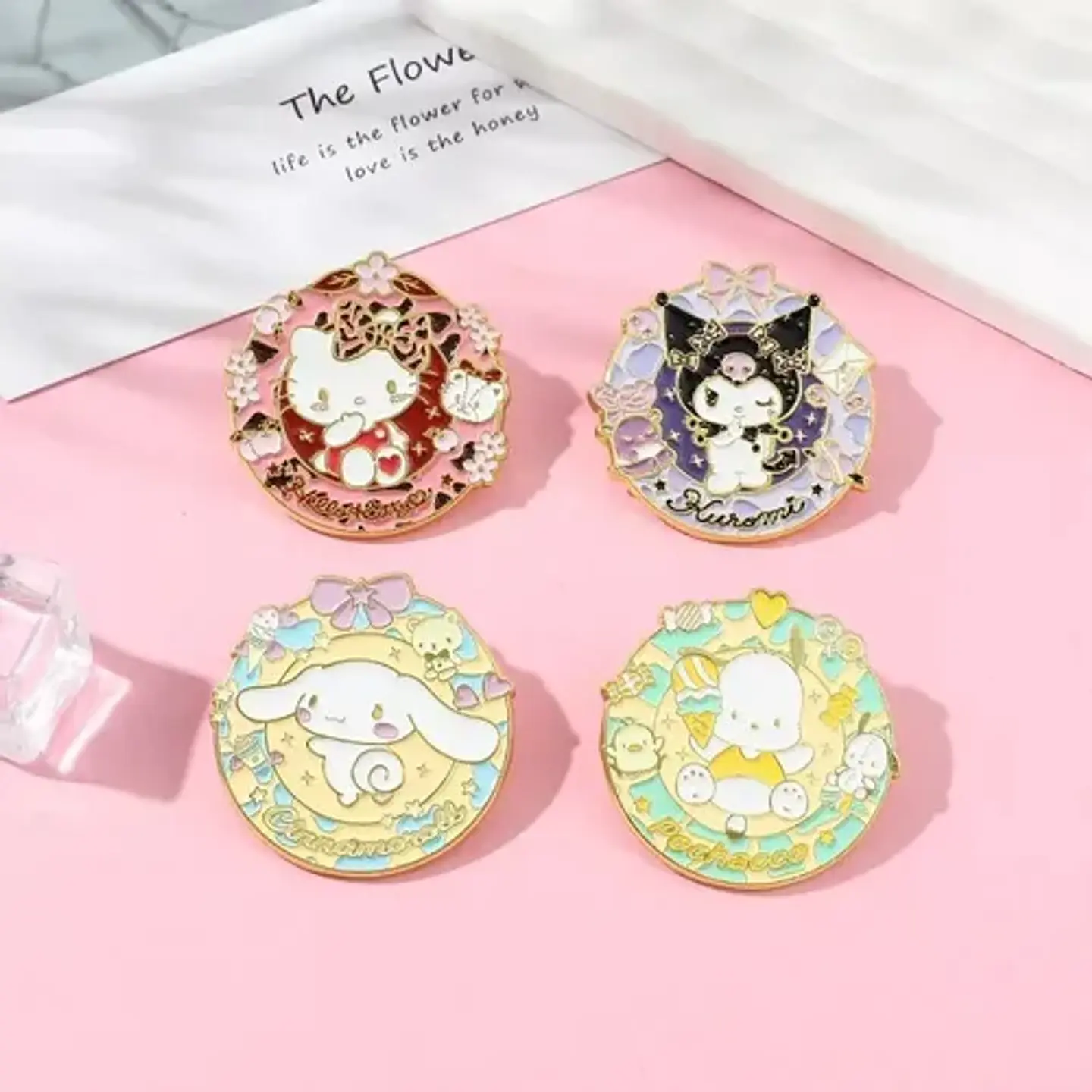 Pins Hello Kitty Kawaii / Hello Kitty - Broches Metálicos  8