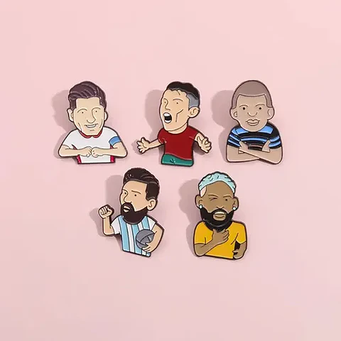 Pins De Cr7 / Cristiano Ronaldo / Broches Metálicos (pines)