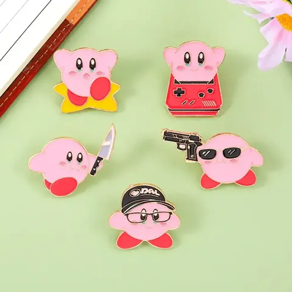 Pins De Kirby / Kirby / (pines) Broches Metálicos 8