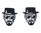 Aros Aretes Pendientes De Walter White / Acero Quirúrgico - Miniatura 1