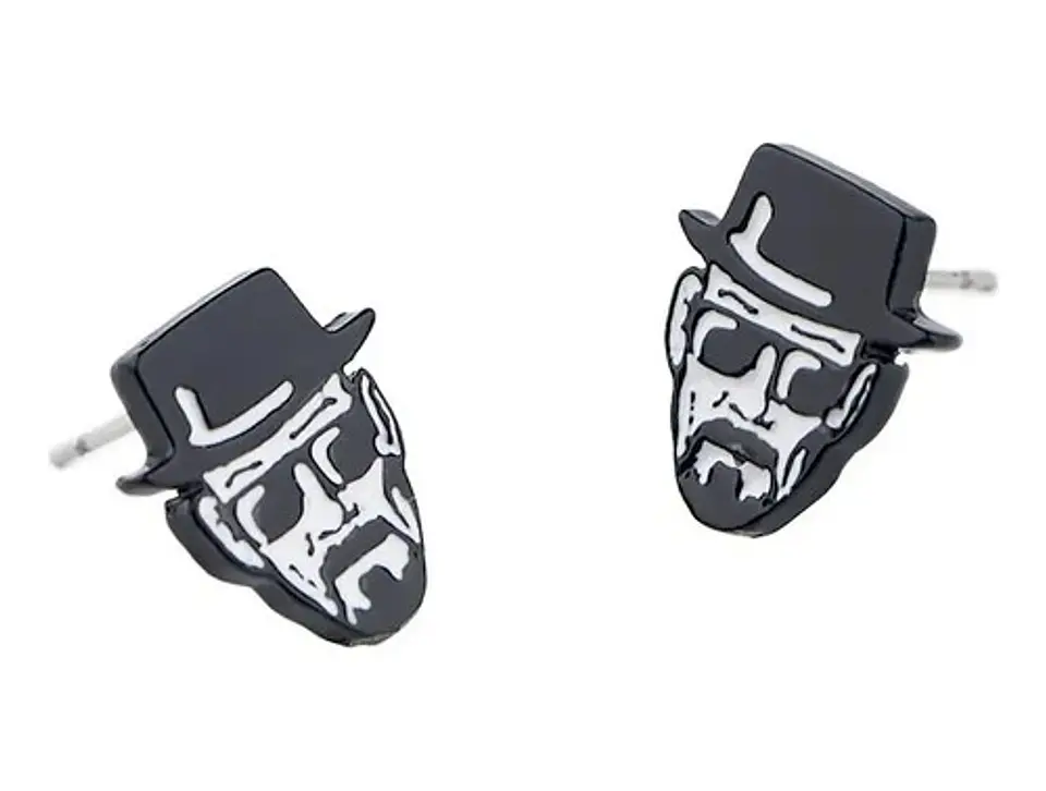 Aros Aretes Pendientes De Walter White / Acero Quirúrgico 4