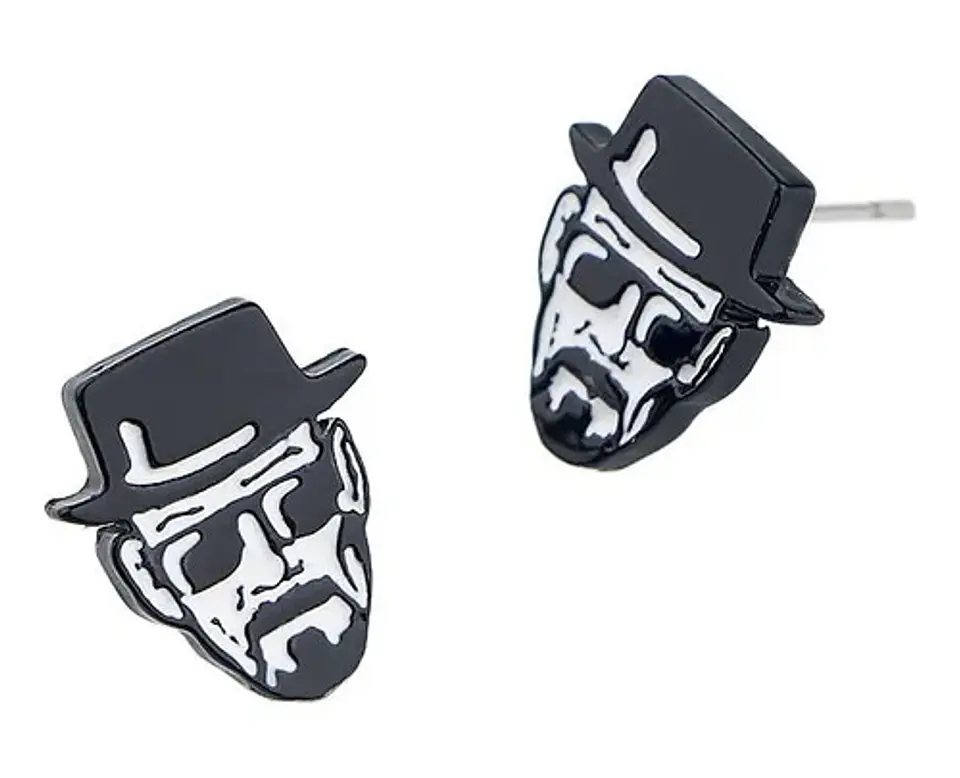 Aros Aretes Pendientes De Walter White / Acero Quirúrgico 7
