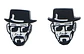 Aros Aretes Pendientes De Walter White / Acero Quirúrgico - Miniatura 8