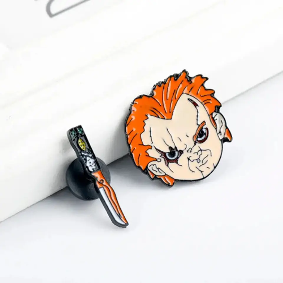 Pins De Chucky / Charles Lee Ray / Broches Metálicos (pines) 4