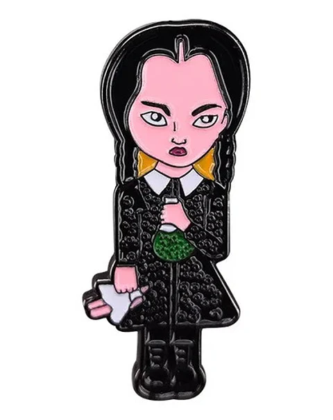 Pins Wednesday Addams / Merlina / Broches Metálicos (pines)