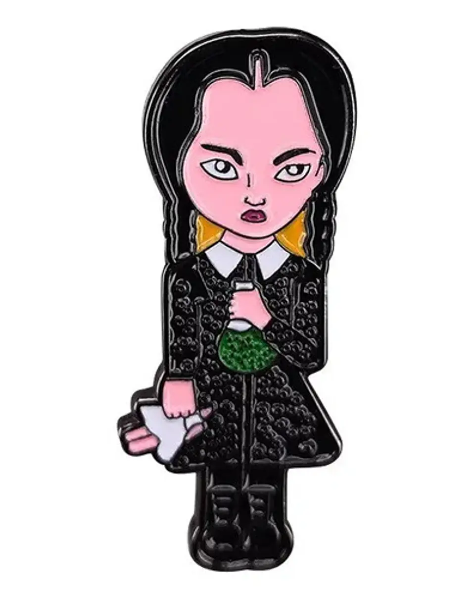 Pins Wednesday Addams / Merlina / Broches Metálicos (pines) 1