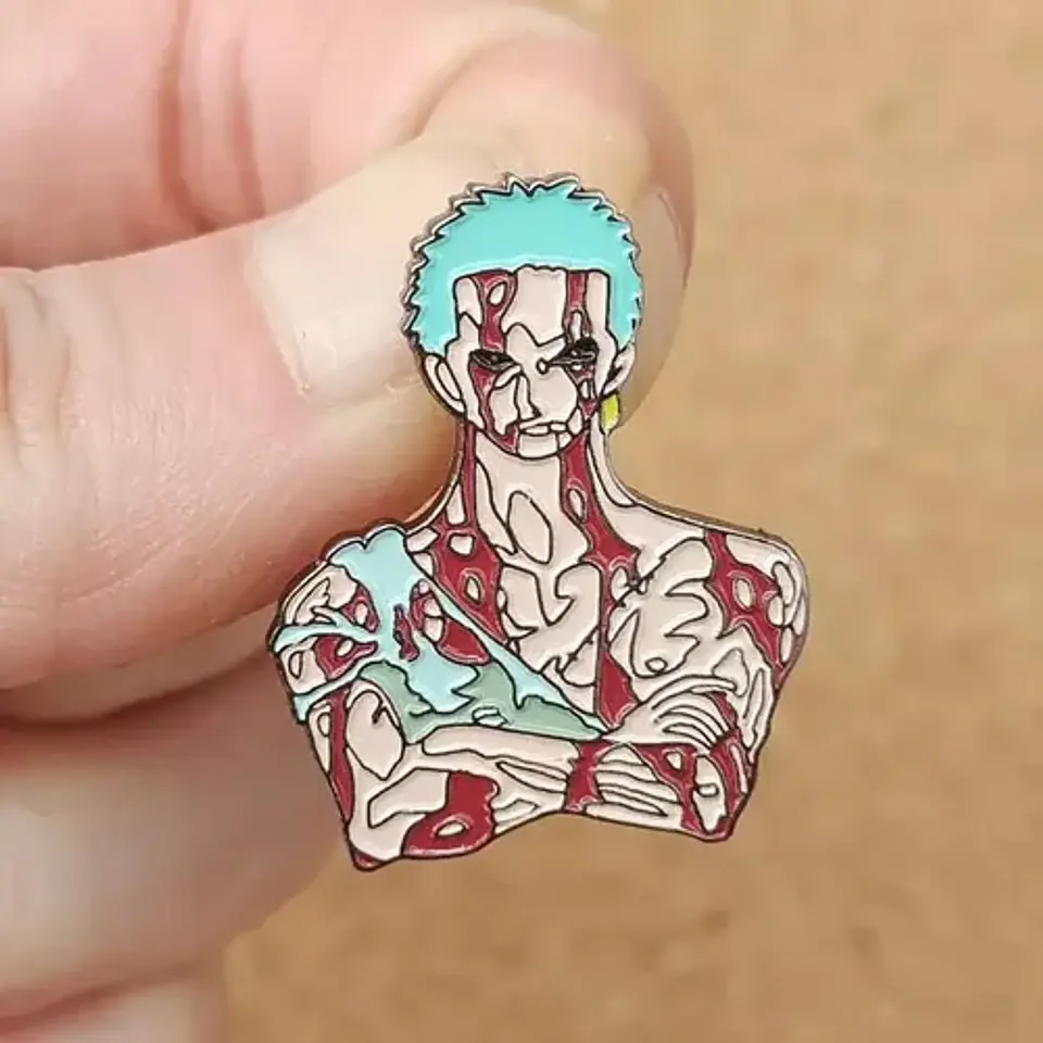 Pins De Roronoa Zoro / One Piece / Broches Metálicos (pines) 9