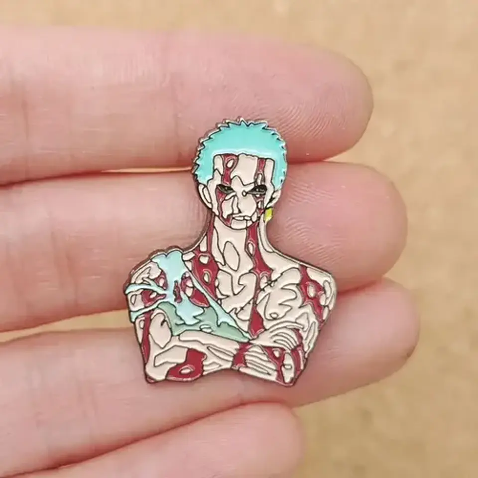 Pins De Roronoa Zoro / One Piece / Broches Metálicos (pines) 10