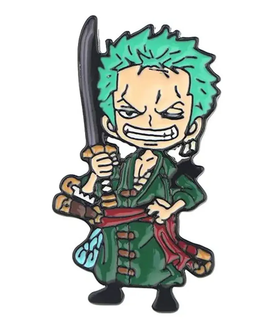 Pins De Roronoa Zoro / One Piece / Broches Metálicos (pines) 13