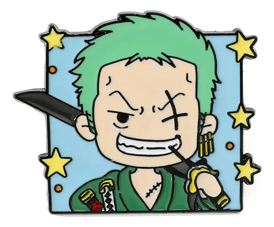 Pins De Roronoa Zoro / One Piece / Broches Metálicos (pines) 16
