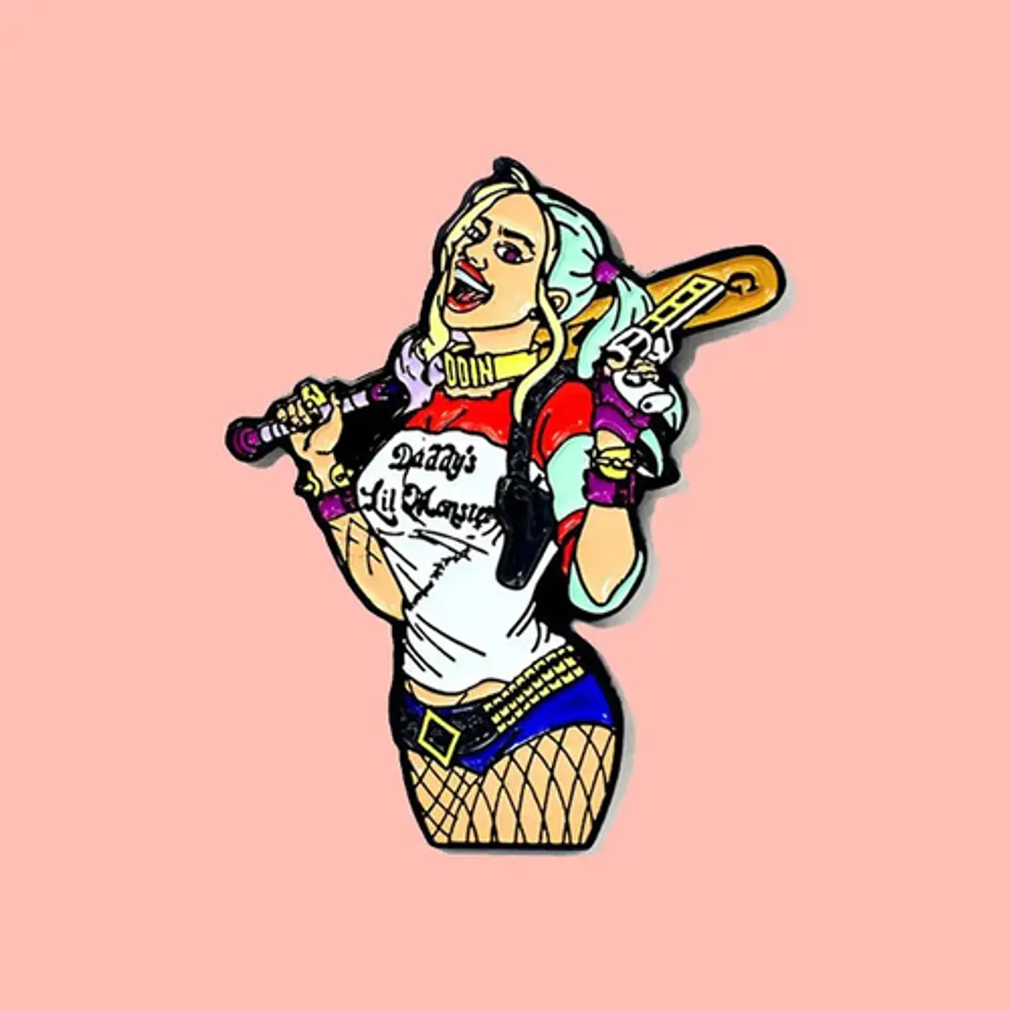 Pins De Harley Quinn / Dc Comics / (pines) Broches Metálicos 6