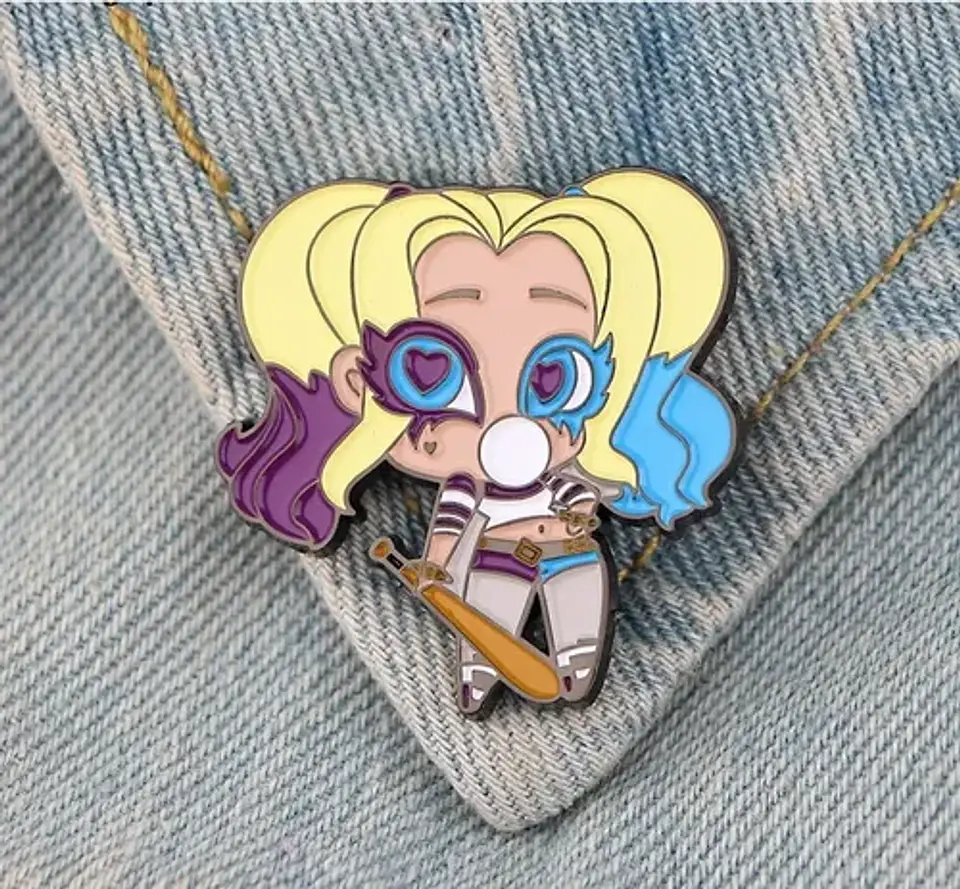 Pins De Harley Quinn / Dc Comics / (pines) Broches Metálicos 11