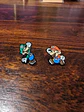 Aros Aretes Pendientes De Luigi / Acero Quirúrgico - Miniatura 3