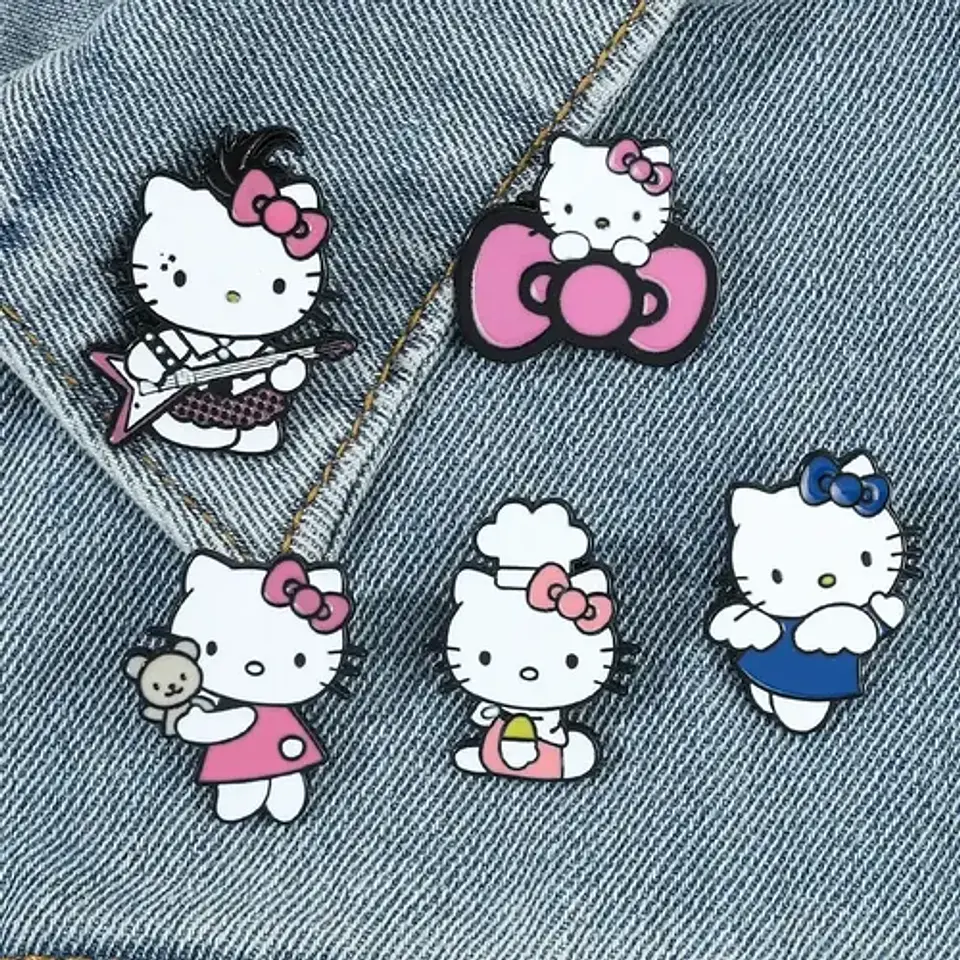  Broches Hello Kitty / Hello Kitty - Pines Metálicos (pins) 6