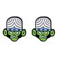 Aros Aretes Pendientes De Mojo Jojo / Acero Quirúrgico - Miniatura 1