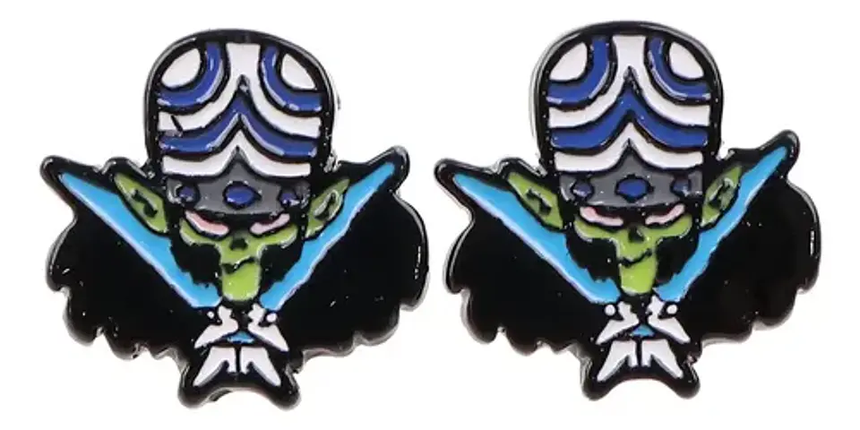 Aros Aretes Pendientes De Mojo Jojo / Acero Quirúrgico 3