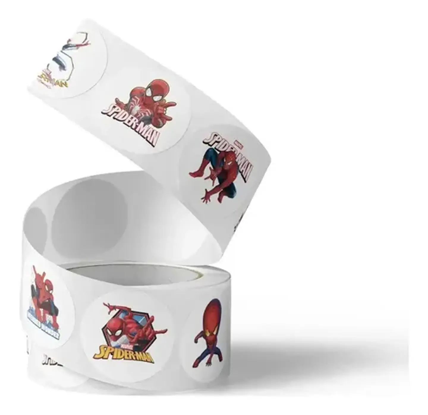 Spider-man - Set De 500 Stickers / Rollo De Pegatinas 9