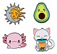 Pins De Palta Kawaii / Palta / Broches Metálicos (pines) - Miniatura 13
