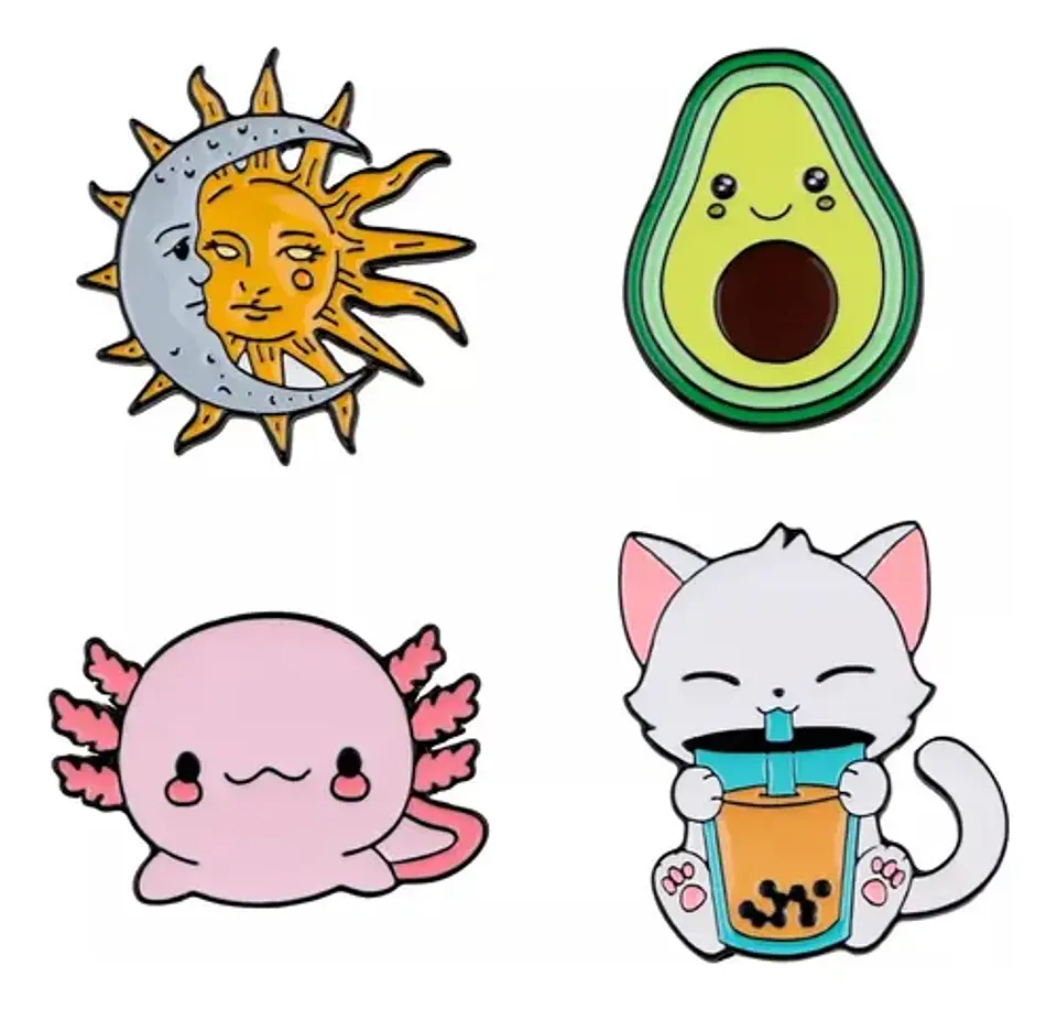 Pins De Palta Kawaii / Palta / Broches Metálicos (pines) 13