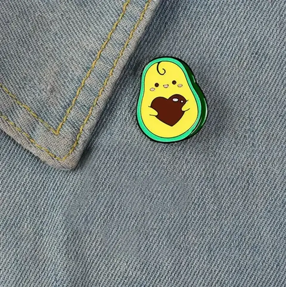 Pins De Palta Kawaii / Palta / Broches Metálicos (pines) 19