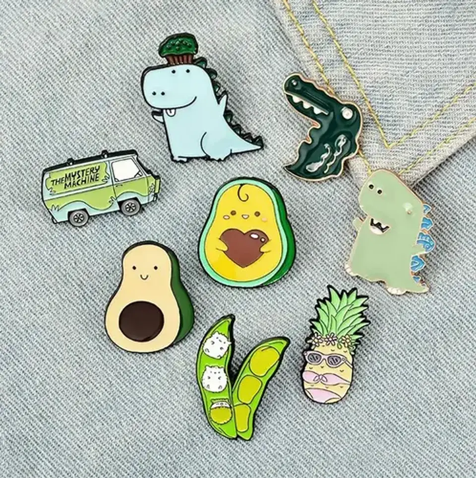 Pins De Palta Kawaii / Palta / Broches Metálicos (pines) 21