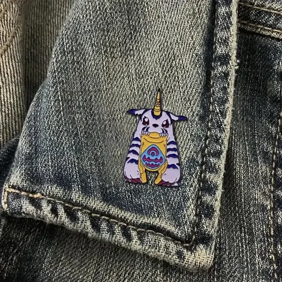 Pins De Gabumon / Digimon / Broches Metálicos (pines) 3