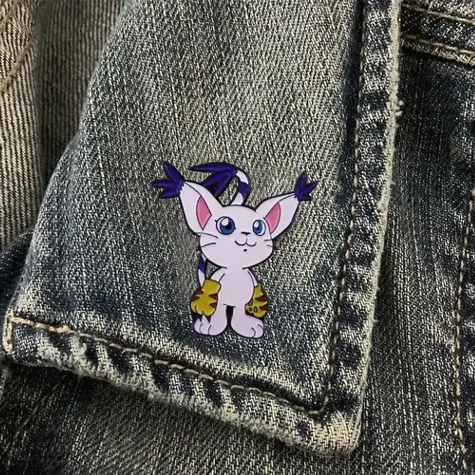 Pins De Gatomon / Digimon / Broches Metálicos (pines) 2