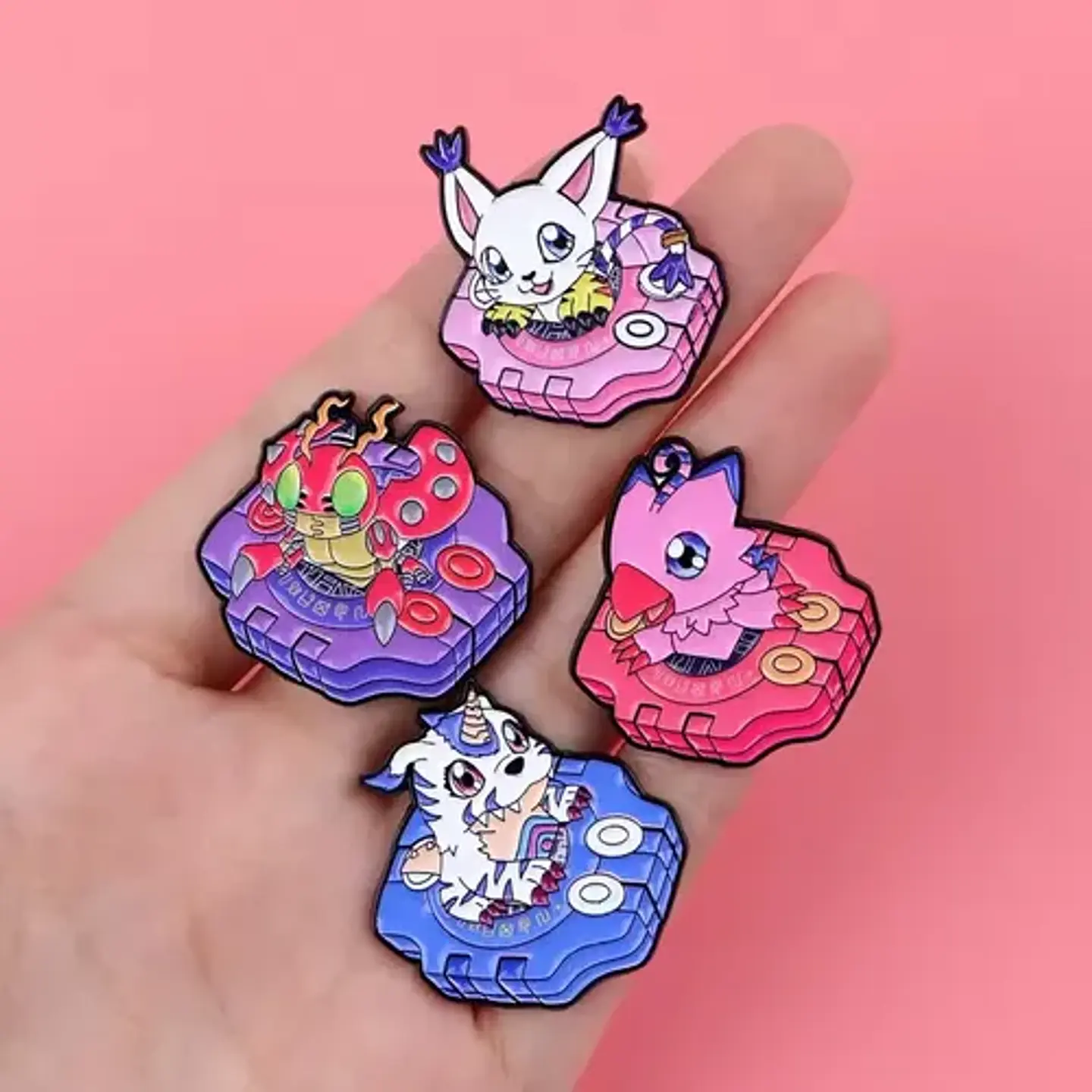 Pins De Gatomon / Digimon / Broches Metálicos (pines) 14