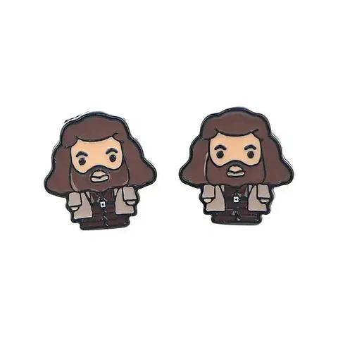 Aros Aretes Pendientes De Rubeus Hagrid / Acero Quirúrgico